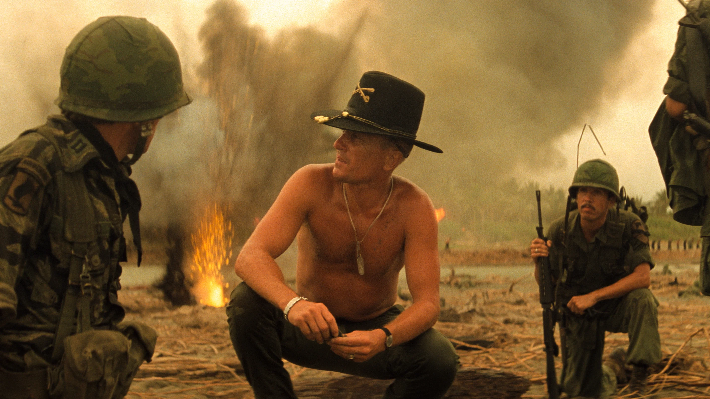 Helicopters over the jungle in Apocalypse Now (1979)