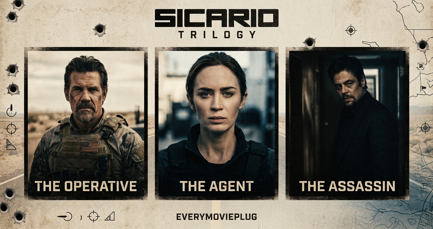 The original trio returns for Sicario 3. Source: The Playlist